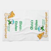 Linge De Cuisine Grenouille Champagne Frogging Wet Kitchen Serviett (Horizontal)