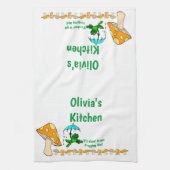 Linge De Cuisine Grenouille Champagne Frogging Wet Kitchen Serviett (Vertical)