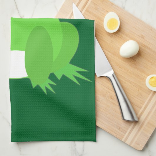 Linge De Cuisine Grenouille d'amour (Quart Plié)