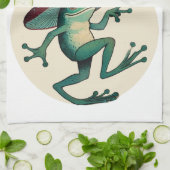 Linge De Cuisine Grenouille des champignons (Plié)