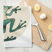 Linge De Cuisine Grenouille des champignons (Quart Plié)