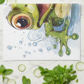 Linge De Cuisine Grenouille drôle (Plié)