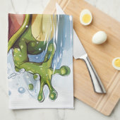 Linge De Cuisine Grenouille drôle (Quart Plié)