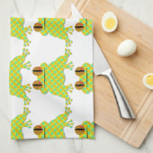 Linge De Cuisine Grenouille mûre (Quart Plié)