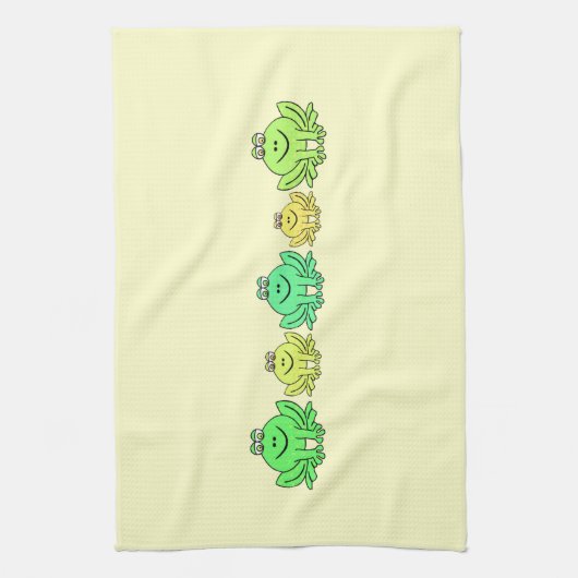 Linge De Cuisine Grenouilles ! (Vertical)