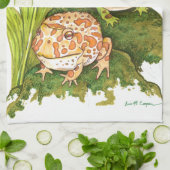 Linge De Cuisine Grenouilles à cornes (Plié)