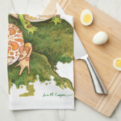 Linge De Cuisine Grenouilles à cornes (Quart Plié)