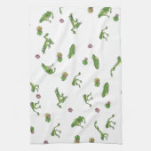Linge De Cuisine Grenouilles vertes (Vertical)