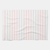 Linge De Cuisine Grèves roses et blanches (Horizontal)