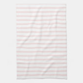 Linge De Cuisine Grèves roses et blanches (Vertical)