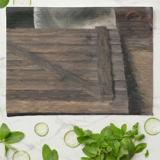 Linge De Cuisine Grey Horse (Plié)