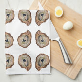 Linge De Cuisine Grey oyster shell tea /Kitchen Towels (Quart Plié)