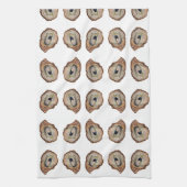 Linge De Cuisine Grey oyster shell tea /Kitchen Towels (Vertical)