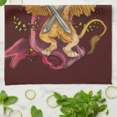 Linge De Cuisine Griffin avec épées (Plié)