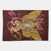 Linge De Cuisine Griffin avec épées (Horizontal)