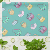 Linge De Cuisine Griffonnage d'amants de sac (Plié)