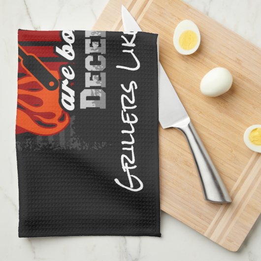 Linge De Cuisine Grill Masters Sont Nés En Décembre Ajouter Un Slog (Quart Plié)