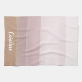 Linge De Cuisine Grilles d'aquarelle Abstraite Ombre dans Dusty Lil (Horizontal)