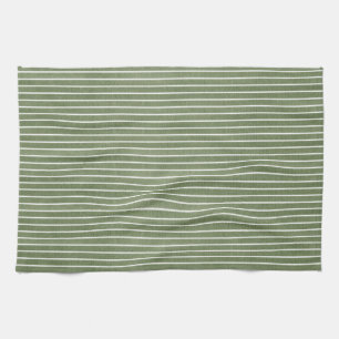 Linge De Cuisine Grilles de texture minimaliste verte rustique mode