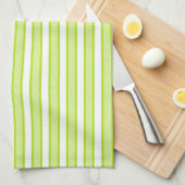 Linge De Cuisine Grilles en relief Vert citron (Quart Plié)
