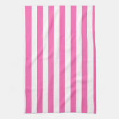 Linge De Cuisine Grilles roses et blanches chaudes (Vertical)