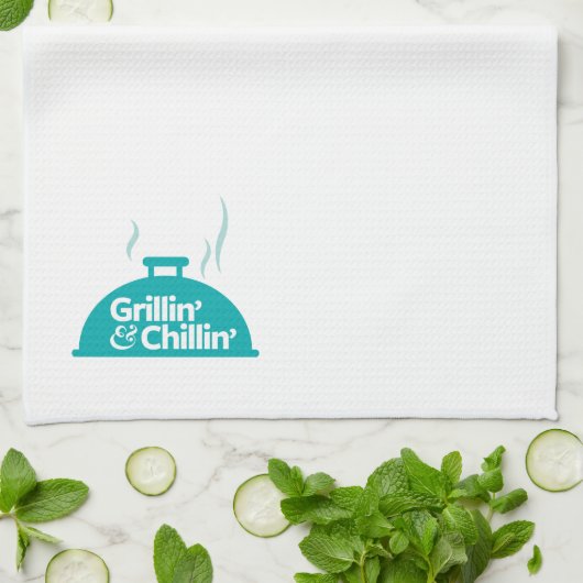 Linge De Cuisine Grillin et Chillin (Plié)