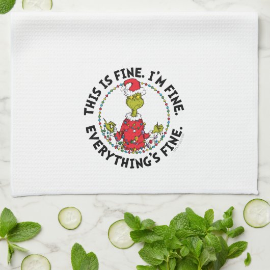 Linge De Cuisine Grinch | Everything's Fine (Plié)