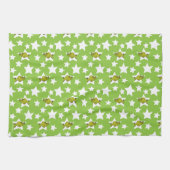 Linge De Cuisine Grinch Peeking Star Pattern (Horizontal)