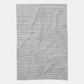 Linge De Cuisine Gris avec rayures pâles (Vertical)
