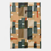 Linge De Cuisine Gris Bleu Brown (Vertical)