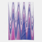 Linge De Cuisine gris bleu Fuchsia (Vertical)