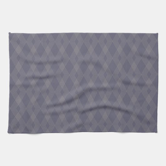 Linge De Cuisine Gris, cool, tendance, simple, moderne zig zag moti (Horizontal)