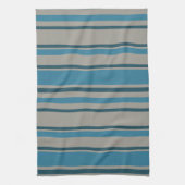Linge De Cuisine Gris et bleu (Vertical)