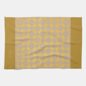 Linge De Cuisine Gris Et Jaune (Horizontal)