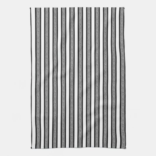 Linge De Cuisine Gris et noir (Vertical)