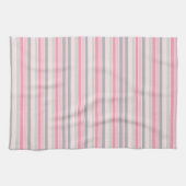 Linge De Cuisine Gris et rose (Horizontal)