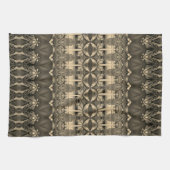 Linge De Cuisine Gris marron et crème de designer (Horizontal)
