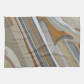 Linge De Cuisine Gris or Gris Gris Motif (Horizontal)