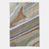 Linge De Cuisine Gris or Gris Gris Motif (Vertical)