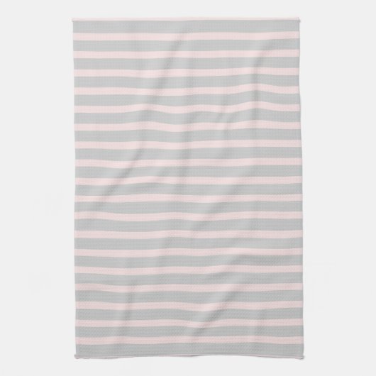 Linge De Cuisine Gris rose et gris (Vertical)