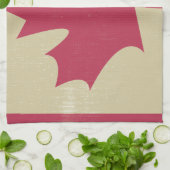 Linge De Cuisine gronder le drapeau canadien (Plié)