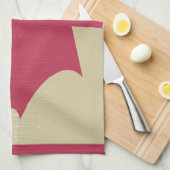 Linge De Cuisine gronder le drapeau canadien (Quart Plié)