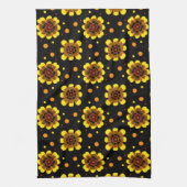 Linge De Cuisine Groovy 70s Daisy Flower Power Pattern (Vertical)