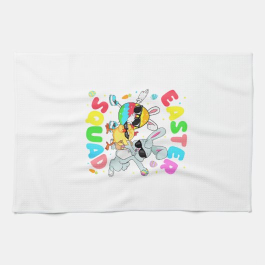 Linge De Cuisine Groovy Funny Rabbit Egg Chick Easter Squad Day Men (Horizontal)