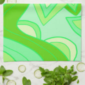 Linge De Cuisine Groovy Greens (Plié)
