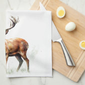 Linge De Cuisine Gros Cerf Raté (Quart Plié)