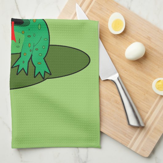 Linge De Cuisine Gros plan (Quart Plié)