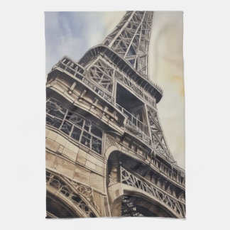 Linge De Cuisine Gros plan Tour Eiffel Paris Love City Travel