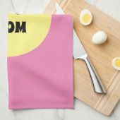 Linge De Cuisine Gros point jaune (Quart Plié)