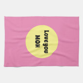 Linge De Cuisine Gros point jaune (Horizontal)